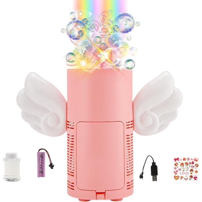 Machine à Bulles Automatique - Jusqu'à 18000 Bulles/min, LED, Réservoir 200ml - Pour Fêtes, Anniversaires, Enfants - 14