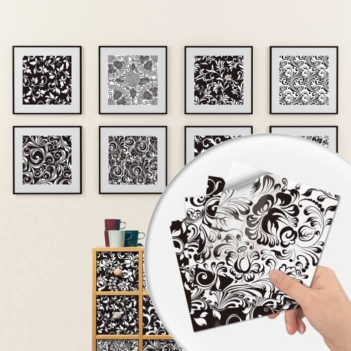 Stickers De Carrelage 20x20 Gris