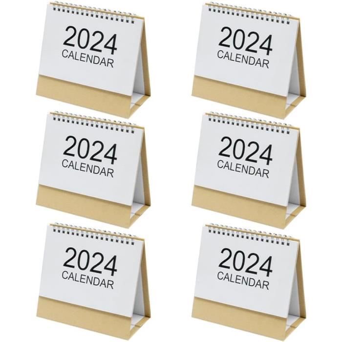 Calendrier De Bureau Labrador Chocolat 2026-2027 - Format A5 Rabattable Avec Papier Épais 15,25 X 22 Cm