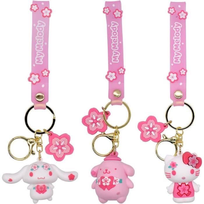 Porte-clés Acrylique Mignon Pour Enfants - Pendentif Cartoon, Décoration Pour Clés, Sacs, Téléphones - Cadeau Anniversaire - 10
