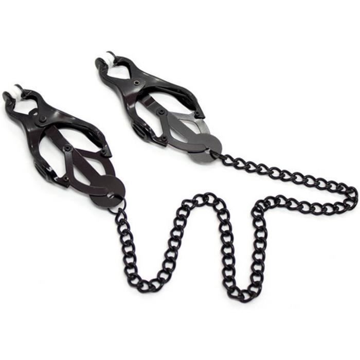 Pinces à Seins Vibrantes Avec Clochettes – Fetish Violet, Jeu Coquin