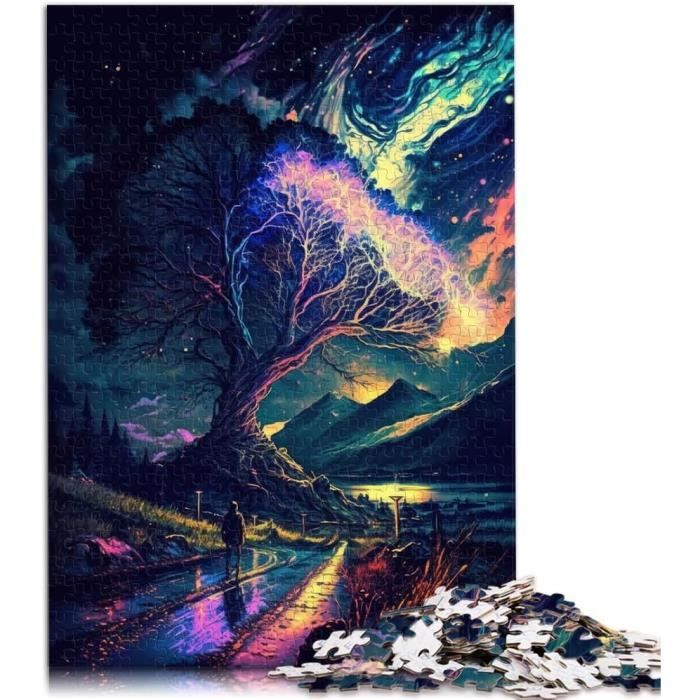 Puzzle De Madera Winter Wonderland En Rovaniemi - 1000 Piezas, Impermeable Y Resistente, Ideal Para Decoración Y Regalo