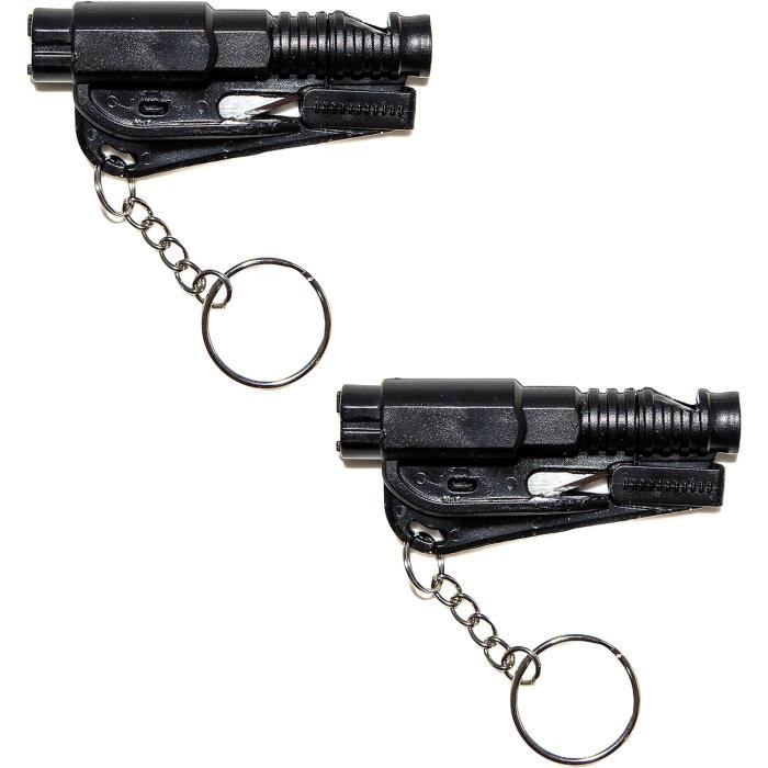 Porte Clé Sifflet de Sécurité 8,5cm d'Alarme ou Appel au Secours Aide 6 Couleurs