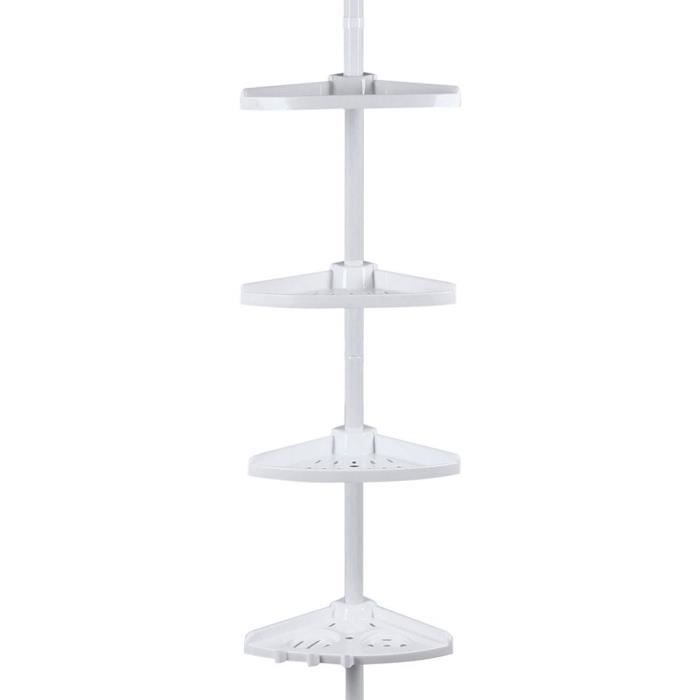 120 300 Cm Etagere D Angle Telescopique Salle De Bains Avec 4