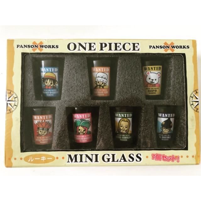 ONE PIECE : set 7 verres à liqueur SHOT GLASSES Panson works mini glass -  La cave Cdiscount