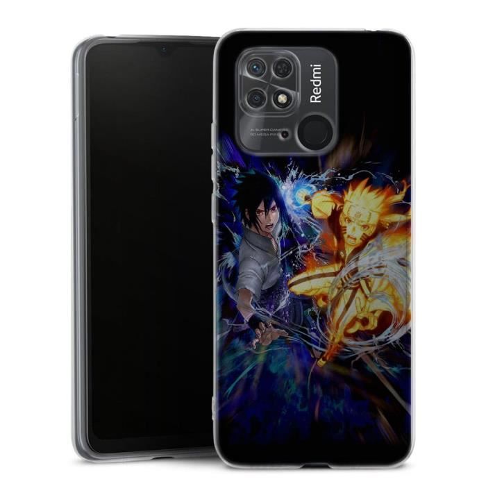 Coque Xiaomi REDMI 10c Fight Naruto Sasuke