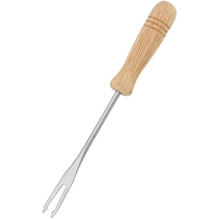 8 Fourchettes Télescopiques Barbecue Acier Inoxydable - Pour Guimauves, Hot Dogs, Brochettes