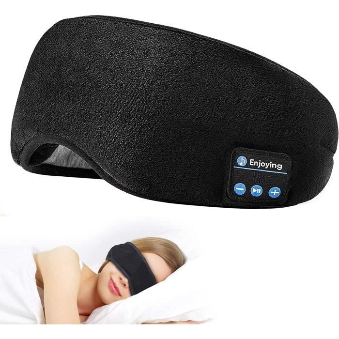 GUPBOO - Casque de sommeil bandeau Bluetooth sans fil masque pour les yeux  de téléphone de musique confortable mince pour casque de sport de sommeil  latéral - Ecouteurs intra-auriculaires - Rue du Commerce