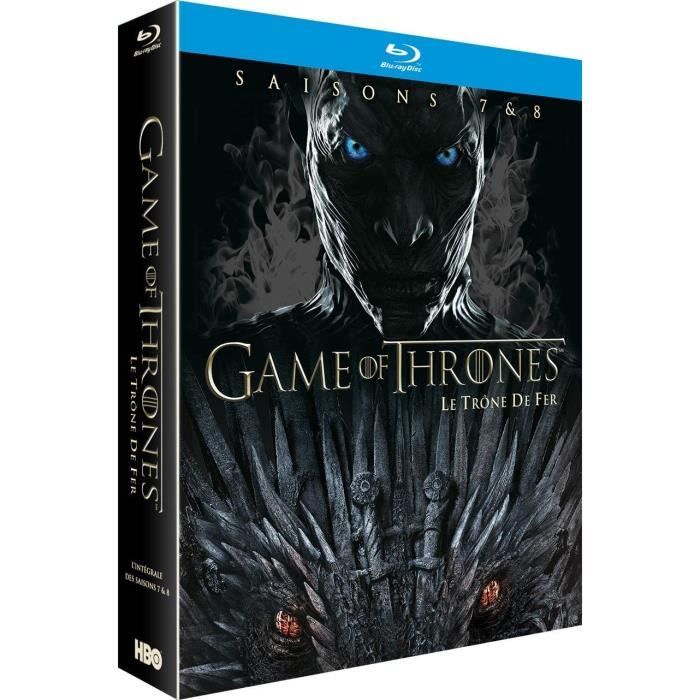Game of Thrones (Le Trône de Fer) Saisons 7 & 8 [BluRay] Cdiscount DVD