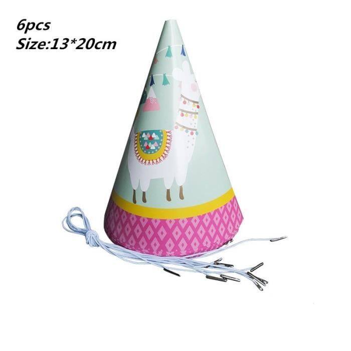 Hat 6pcs Lama Theme Fete Decoration Joyeux Anniversaire Bannieres Alpaga Feuille Ballons Enfants Anniversaire Bebe Douche Lama Phot Cdiscount Maison