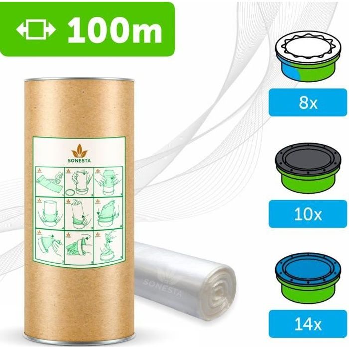 100 M Eco Recharge De Poubelle A Couches Compatible Tommee Tippee Sangenic Angelcare Litter Locker Recharge De Sacs Anti O Achat Vente Recharge Poubelle 6069540919276 Soldes Sur Cdiscount Des Le 20 Janvier Cdiscount