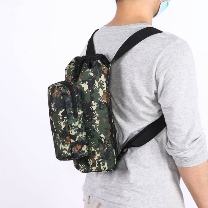 Fdit sac de cylindre d'oxygène Sac à dos de sac de réservoir de bouteille d'oxygène portable médical 2L avec sangles réglables