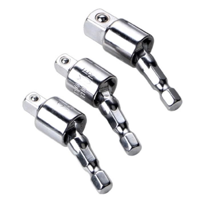 Adaptateur Pour Transformer Votre Clé à Chocs En Perceuse - 1/2" Carré Vers Prise Hexagonale