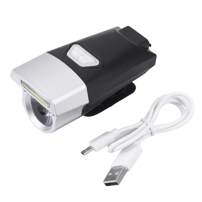 Phare Vélo LED Rechargeable - Lampe Avant Super Lumineuse 3 Modes étanche USB