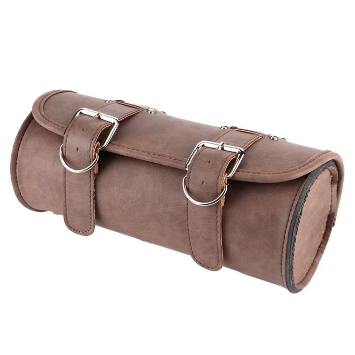 Sonew Sacoche de selle de moto Sac de Selle de Moto Universel Sac de  Rangement d'Outils en PU Marron Style Vintage avec Sangle - Cdiscount  Bricolage