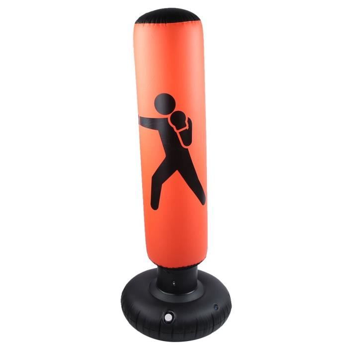 Chujaying Sac De Boxe Gonflable Enfants 160cm – Autoportant Avec Gants Et Pompe – Karaté, Fitness