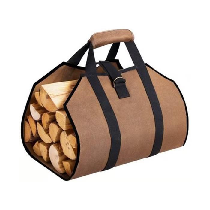 Porte Bûches Sac Ã Buche Toile Sac à Bûche Cheminée ,Imperméable