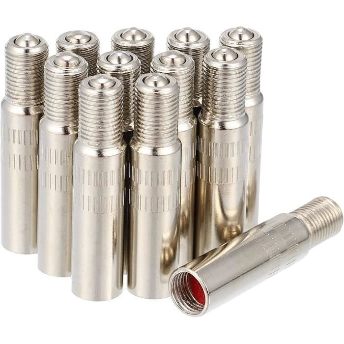 Kit De 6 Vis Creuses M12x1.5 Pour Moto - Longueur 32mm, Ton Argent, Pour étriers De Frein