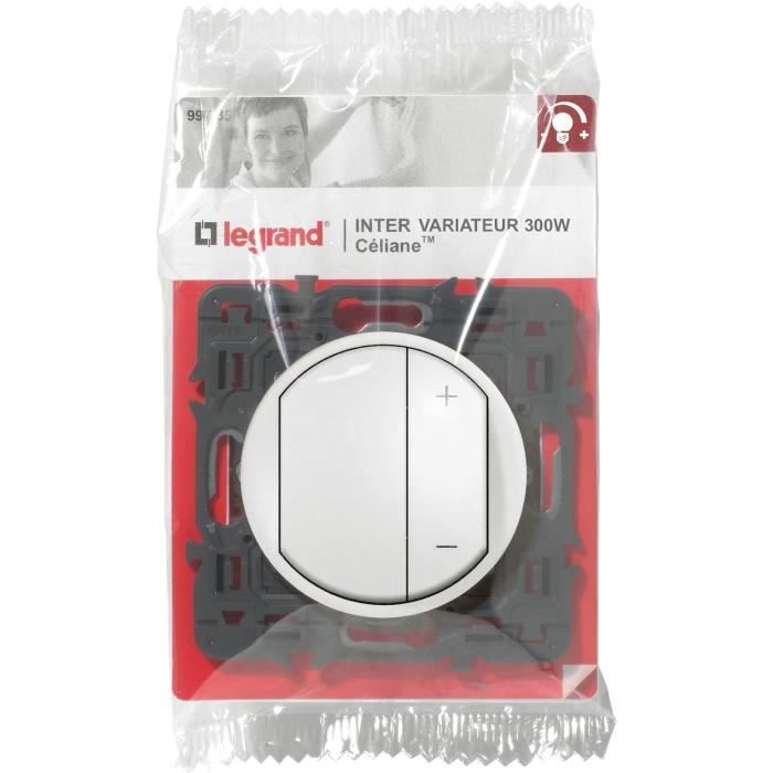 Legrand SAGANE Plexo 44 1 Doigt Enjoliveur pour Va et vient ou
