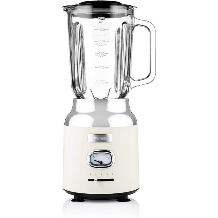 Severin Mixeur Blender 600W Blanc SM 3714 – Bol Amovible 1,5L