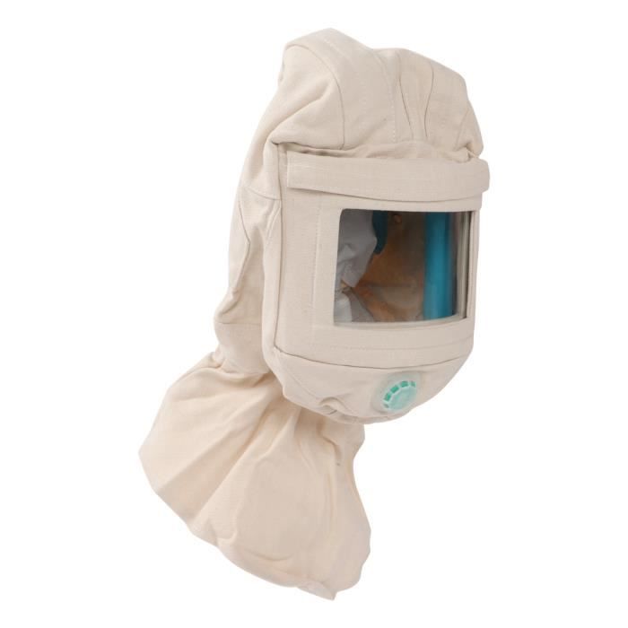 Casque de protection anti-vent - Masque de sablage, protection contre la poussière, idéal pour travaux de sablage et usage industriel | Leroy Merlin