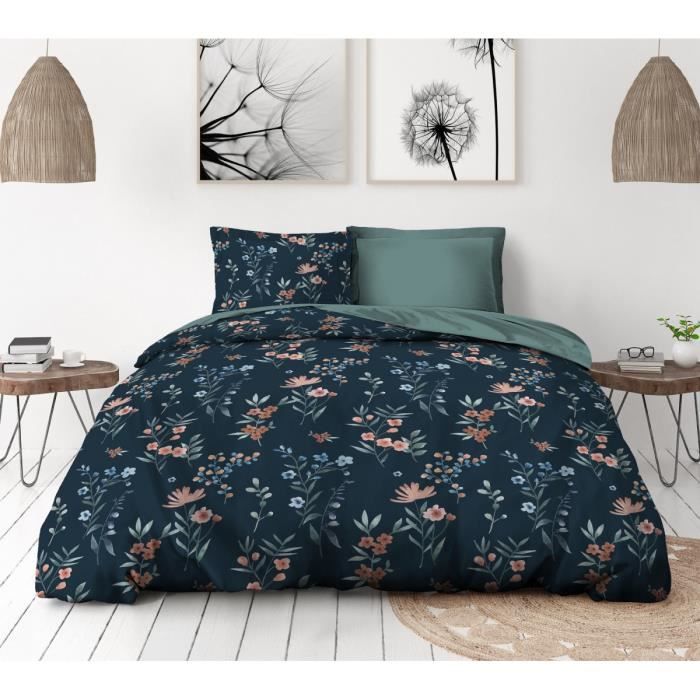 Housse De Couette 220x240 En Coton Zen Achat Vente Pas Cher