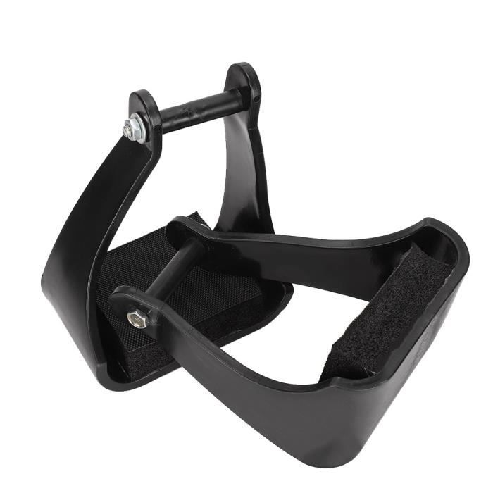 Majestic Ally Western Horse Étriers gravés en aluminium noir pour adultes