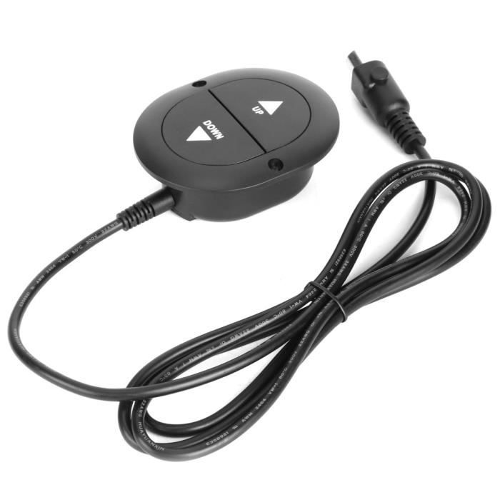 Shipenophy Commutateur Inclinable Contrôleur Canapé Électrique Noir - Grand Bouton Rond Avec Câble Pour Fauteuils Élévateurs