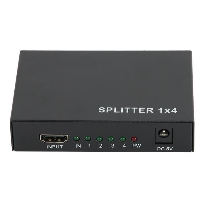 Amplificateur-répartiteur HDMI 4K 4 Ports C2G - 1 Entrée, 4 Sorties, 60 Hz, HDCP 2.2, Pour Blu-ray, Consoles, PC - 2