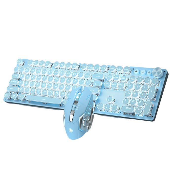 Jouet Fidget Clavier Mécanique Avec LED - Anti-stress, Silencieux/cliquetant - Porte-clés - Pour Adultes, Bureau