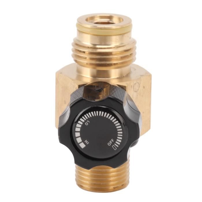 Adaptateur Cylindre Gaz 0,5 M 21 Mm X 6,35 Mm BSPT Mâle Pour Caravane Camping-Car - Compatible Bouteilles 7kg 15kg Calor Flogas