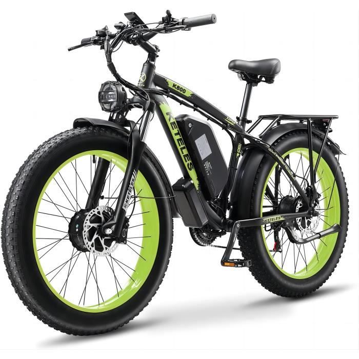 Vélo électrique - KETELES - K800 - Moteur 2000W - Batterie Samsung 48V 23AH - 21 Vitesses - Frein hydraulique