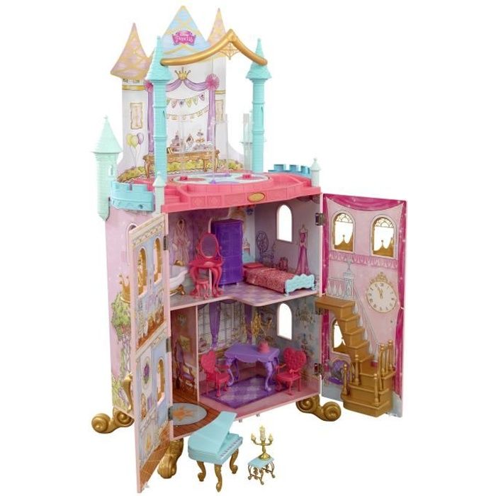 KIDKRAFT - Maison de Poupées Château Disney Princesses Dance & Dream musical