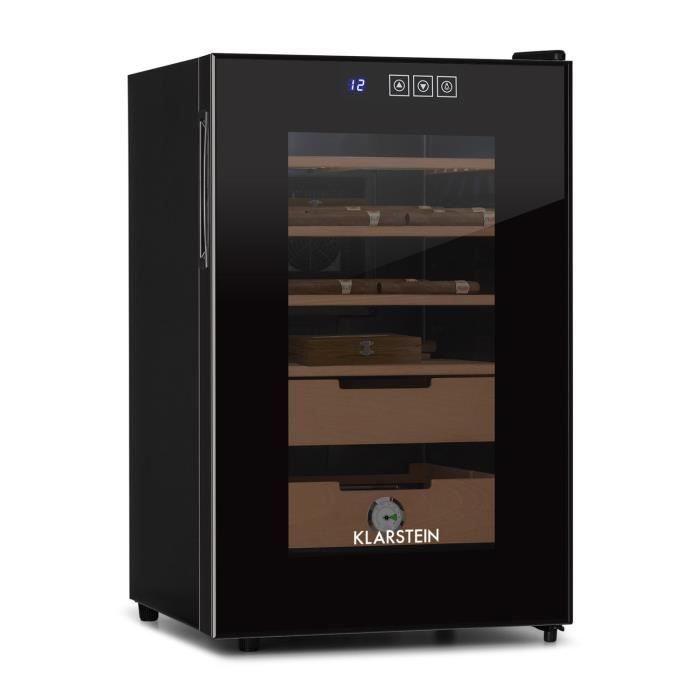Klarstein El Presidente 65 Cave a cigares 65L Humidor de luxe 45dB