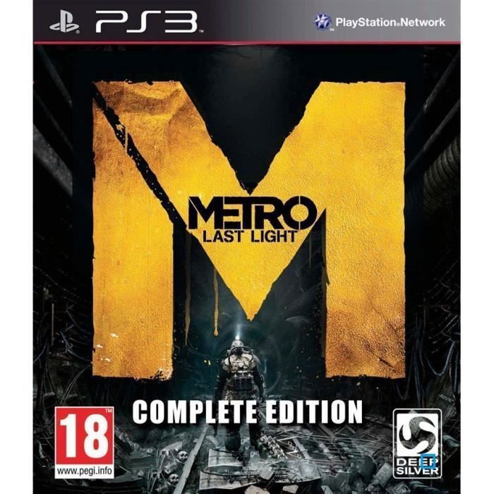 Koch Media Jeu De Tir - Deep Silver - Metro Last Light - Complete Edition - PS3 - Pegi 18+