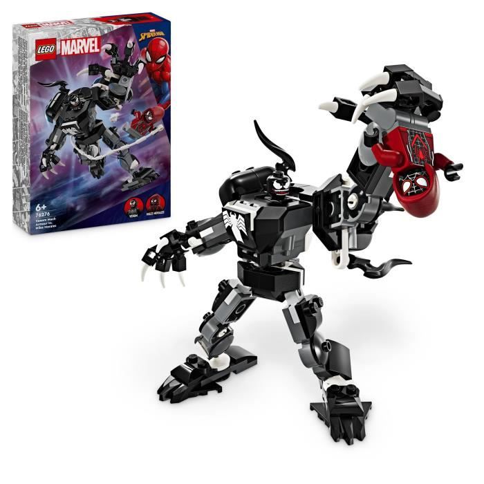 Lego Marvel ?armure Robot De Venom Contre Miles Morales 76276 Lego La Boîte - vue 5