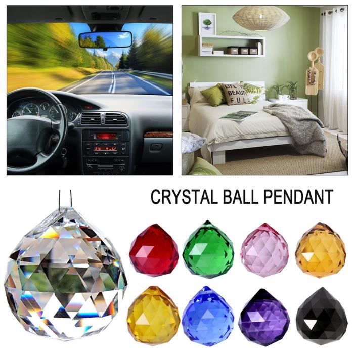 Pendentif Boule De Cristal En Verre Avec Griffe Oiseau En étain - Signé JJ Jonette, Occasion