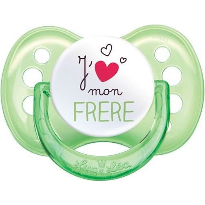 Luc Et Lea Sucette Symetrique J Aime Mon Frere Cdiscount Puericulture Eveil Bebe Luc Et Lea Sucette Symetrique J Aime Mon Frere Cdiscount Puericulture Eveil Bebe