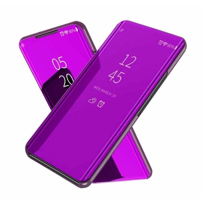 Coque pour SAMSUNG GALAXY A8 2018 coque Chromée Cover violet