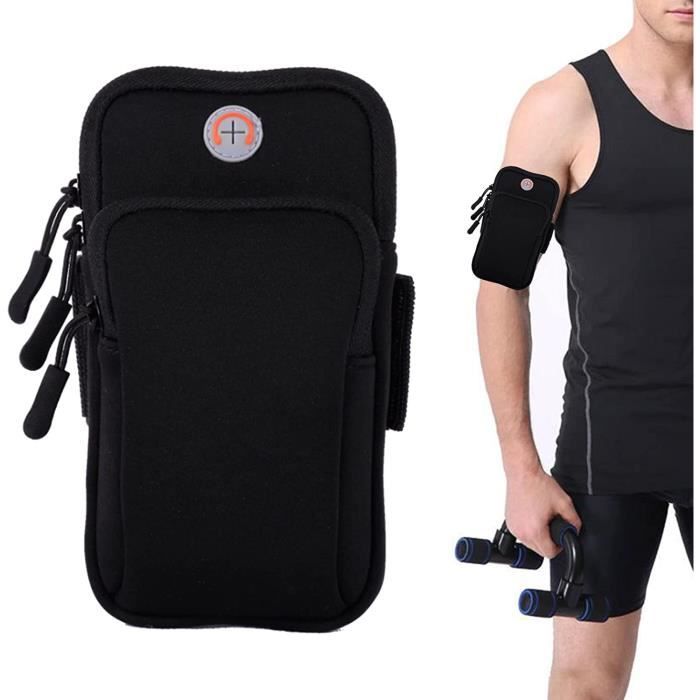 Brassard Sport HAISSKY Pour IPhone/Samsung Jusqu'à 5.2" - Anti-Sueur, Réfléchissant, Porte-Cartes