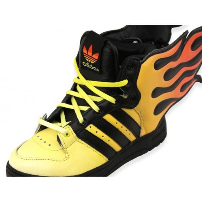 Js Flame I Chaussures Bebe Garcon Adidas Jaune Cdiscount Chaussures