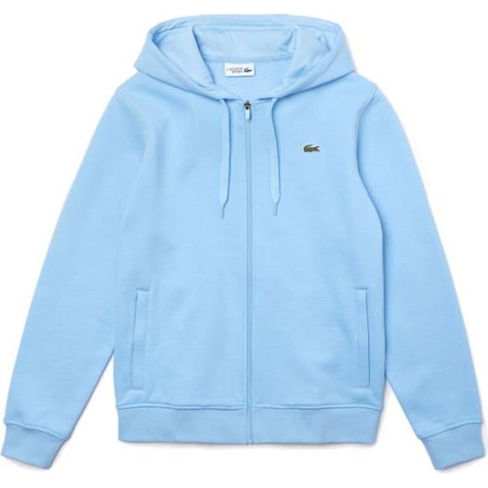 lacoste gilet bleu ciel