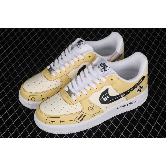nike air force jaune et blanche