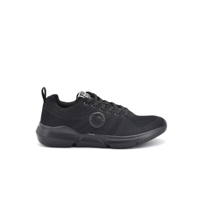 Basket en mesh Freebird - Sergio Tacchini - Homme - Noir - Lacets - Logo 3D