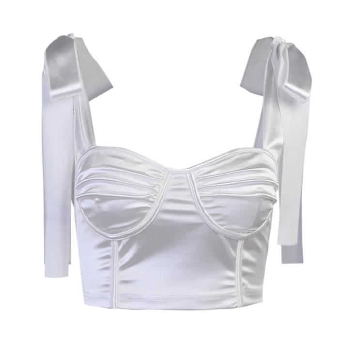 Lot De 2 Crop Tops Luxuriants à Volants - Taille M, Multicolore - Occasion Excellent état
