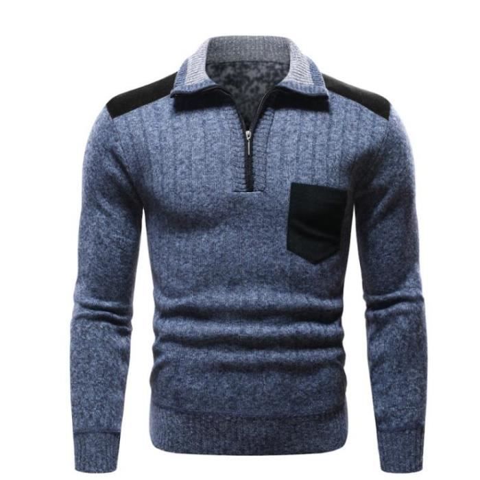 Paul | Pull Homme à Demi-Fermeture Éclair