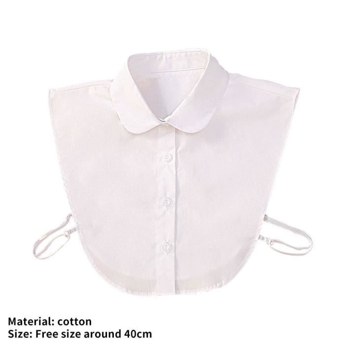 Chemisier Col Pointu Chemisier Original Pour Femme Faux Col