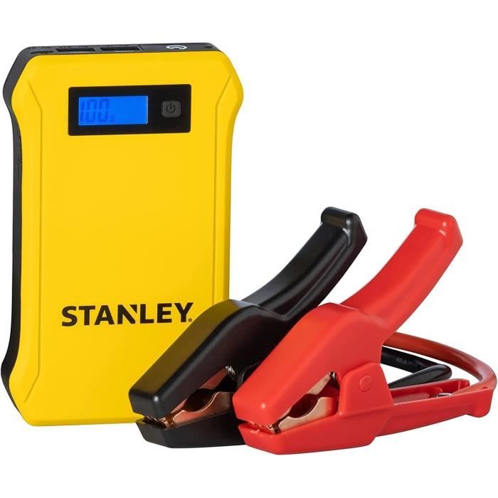 STANLEY 201873 Booster Lithium pour Batterie Voiture 12V 1000A, Batterie externe 11200 mAh