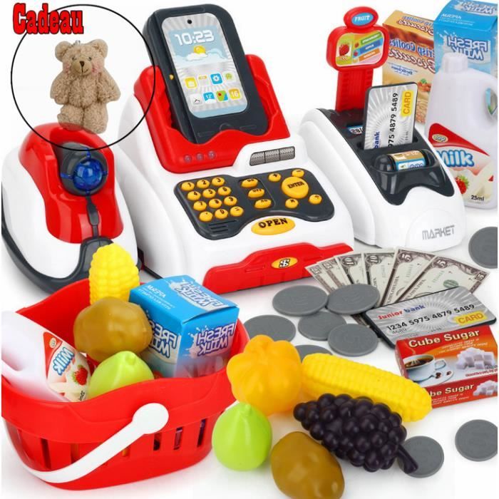 OLALI® Enfants Jouer à Faire Semblant Jouets Classique Supermarché Caisse  Enregistreuse Kits pour Enfants Logique Capacité de Réflex - Cdiscount Jeux  - Jouets