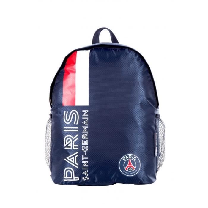 Petit Sac à Dos Paris Saint-Germain (PSG) - Marque La Plume Dorée, Polyester Bleu, Neuf Avec étiquettes - Unisexe Adulte